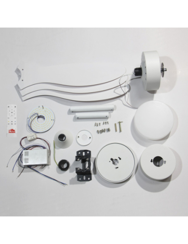 Ventilador Valcano Blanco 107 cm 3 palas