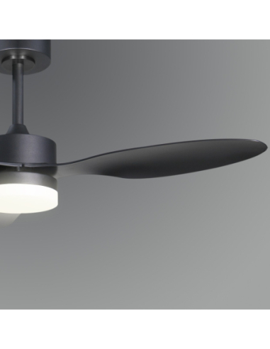 Ventilador Valcano Negro 107 cm 3 palas