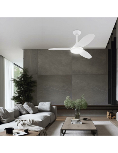 Ventilador Mahón Blanco 107cm 3 palas