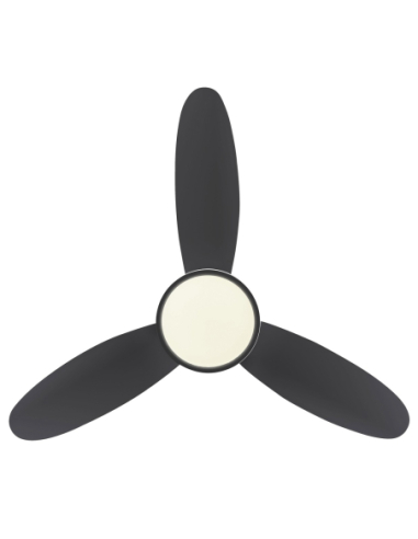 Ventilador Mahón Negro 107cm 3 palas