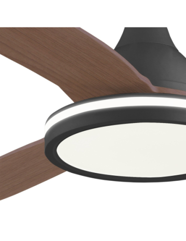 Ventilador Mahón Madera Oscura 107cm...