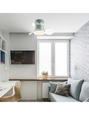 Ventilador Salento Verde 558mm 3 palas