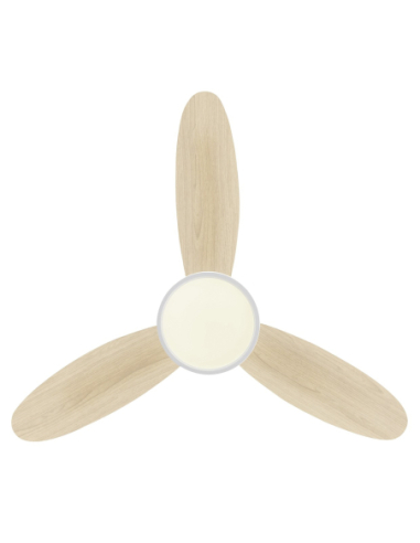 Ventilador Mahón Madera Clara 107cm 3...