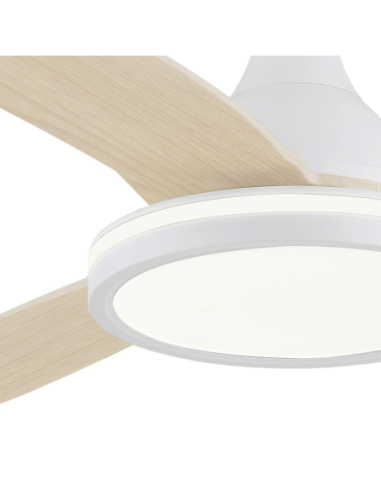 Ventilador Mahón Madera Clara 107cm 3...