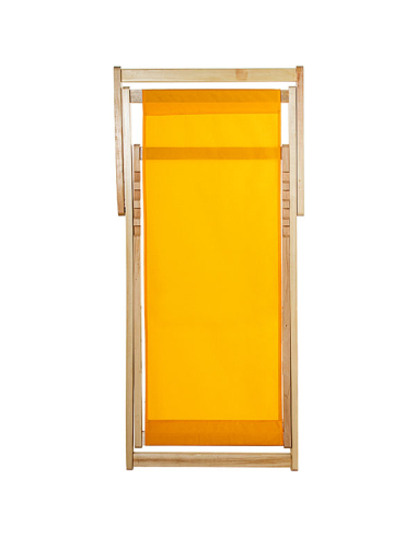 Hamaca Cancún plegable madera amarillo