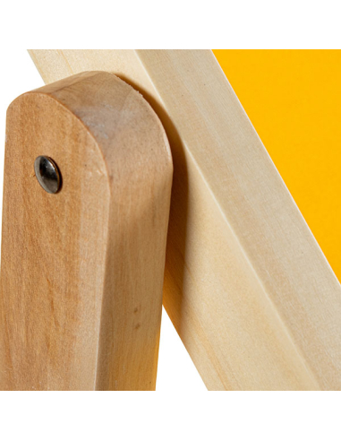 Hamaca Cancún plegable madera amarillo