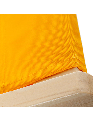 Hamaca Cancún plegable madera amarillo