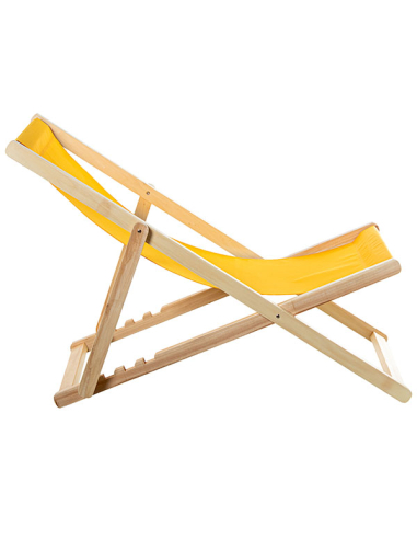 Hamaca Cancún plegable madera amarillo