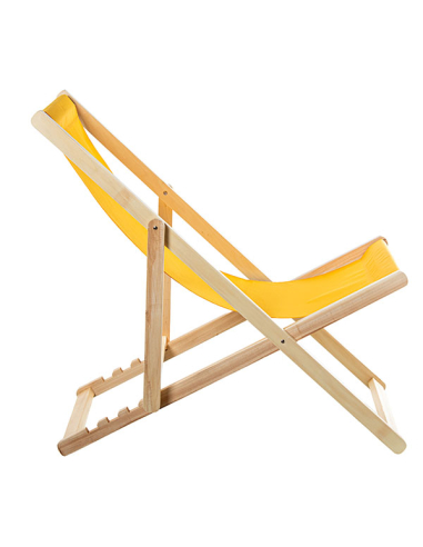 Hamaca Cancún plegable madera amarillo