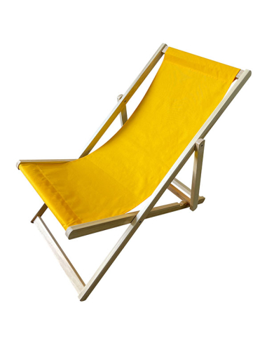 Hamaca Cancún plegable madera amarillo