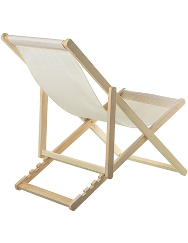 Hamaca Cancún plegable madera beige