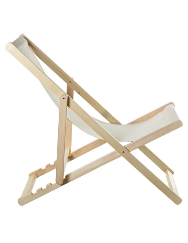 Hamaca Cancún plegable madera beige