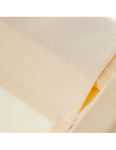 Hamaca Cancún plegable madera beige