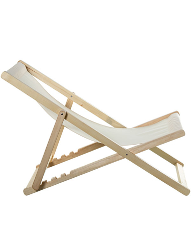 Hamaca Cancún plegable madera beige