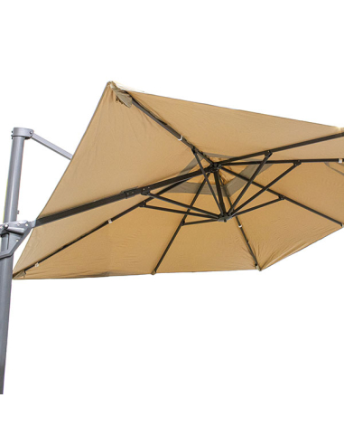 Parasol cuadrado aluminio y poliéster...