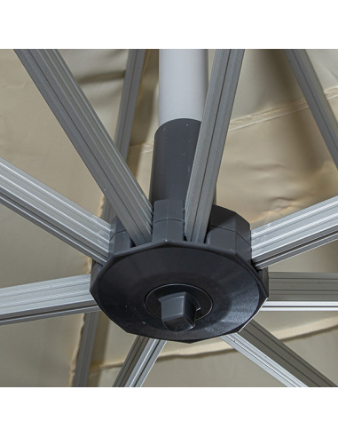 Parasol cuadrado aluminio y poliéster...