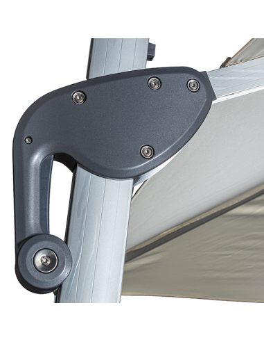 Parasol cuadrado aluminio y poliéster...