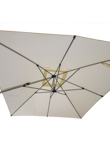 Parasol cuadrado aluminio y poliéster...