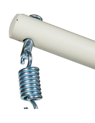 Silla colgante ratán artificial blanco