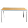 Mesa de comedor rectangular exterior blanco | Kasas Decoración