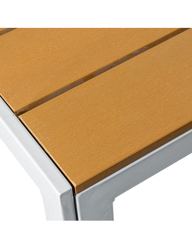 Mesa de comedor rectangular exterior...