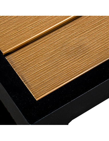 Set Cannes sofá esquinero negro