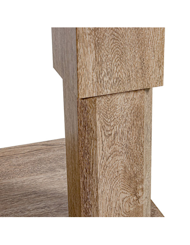 Mesa Nice exterior de aluminio crema