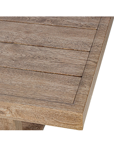 Mesa Nice exterior de aluminio crema