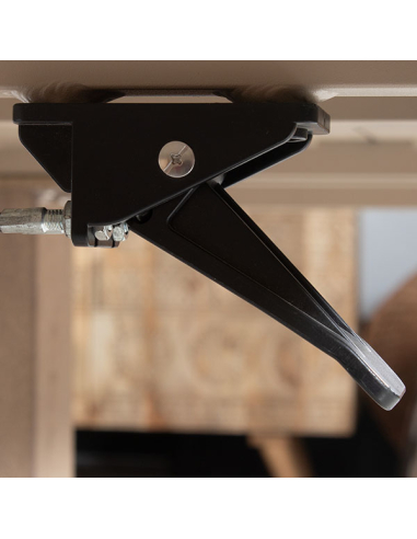 Mesa Nice exterior de aluminio crema