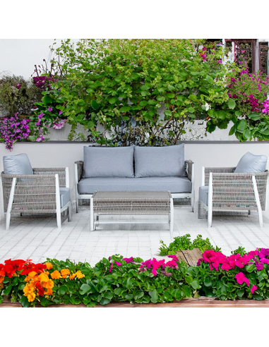 Set Maui sofá 2 plazas 2 sillones y...