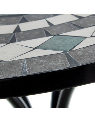 Set Miami 2 sillas y mesa hierro con...