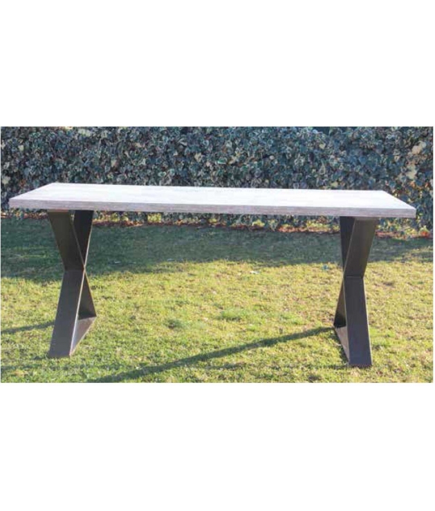 Mesa de comedor forja de 160 x 90 cm