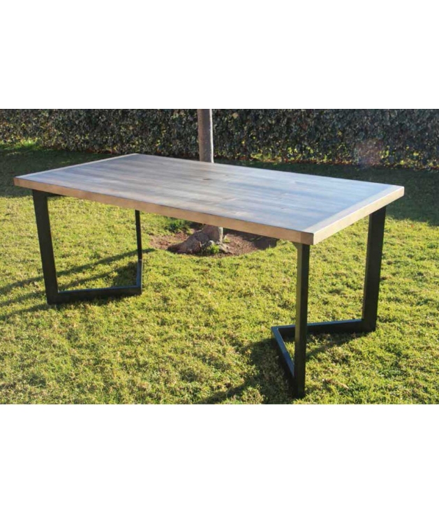 Mesa de comedor PM-13 de forja 160 x 90 cm Mesa de comedor PM-13 de forja 160 x 90 cm