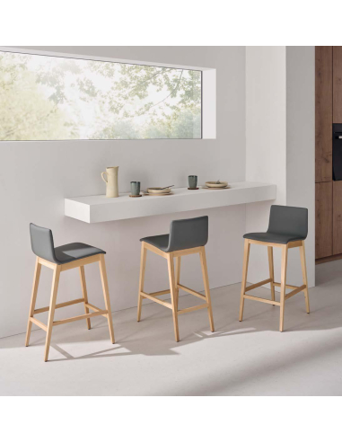 Taburete de Cocina Saray armazón madera