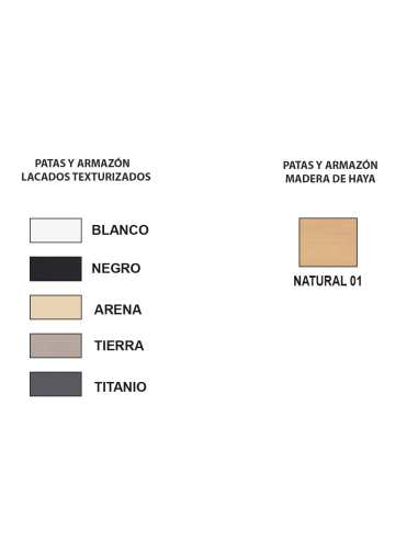 Taburete de Cocina Rania armazón madera