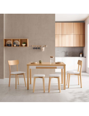 Mesa de Cocina Laminado Ibiza Extensible