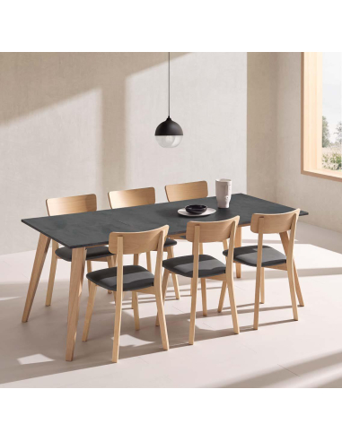 Mesa de Cocina Cristal Nora fija