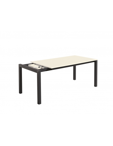 Mesa de Cocina Cristal Zumaya Extensible