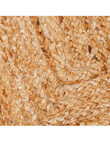 Alfombra yute 170 cm contorno multicolor