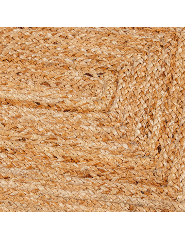 Alfombra yute 170 cm contorno multicolor