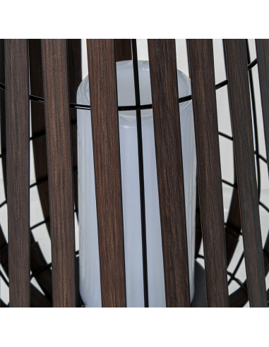 Lámpara solar alargada pie vela LED...