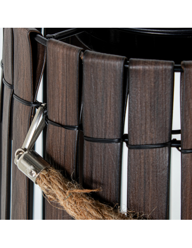 Lámpara solar alargada pie vela LED...