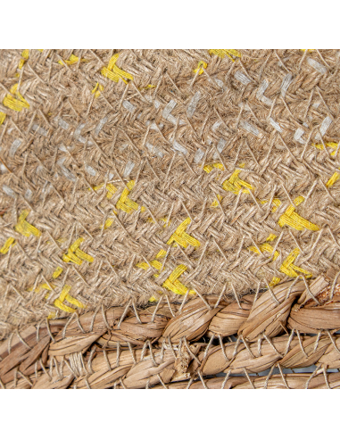 Alfombra espiral mimbre 120 cm...