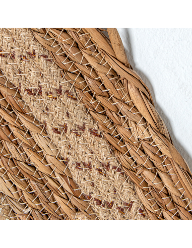 Alfombra espiral mimbre 120 cm...