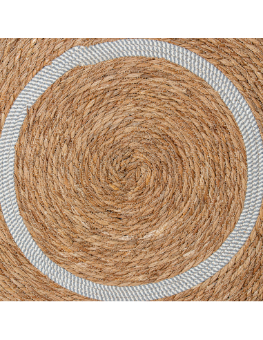 Alfombra espiral mimbre 120 cm...