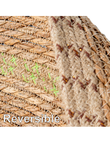 Alfombra espiral mimbre 150 cm...