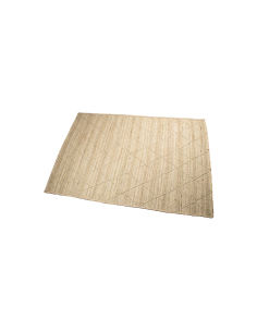 Alfombra yute 100 cm borde...