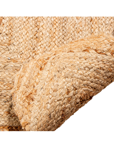 Alfombra yute 100 cm borde dentado Alfombra yute 100 cm borde dentado
