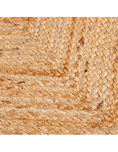 Alfombra yute 100 cm borde dentado Alfombra yute 100 cm borde dentado