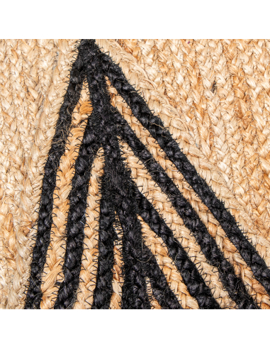 Alfombra yute 170 cm triángulos Alfombra yute 170 cm triángulos